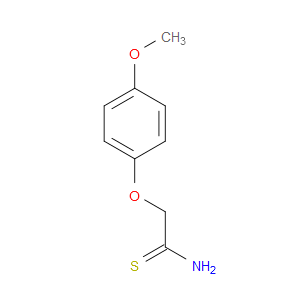 2-(4-METHOXYPHENOXY)ETHANETHIOAMIDE