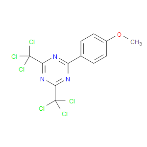 2-(4-METHOXYPHENYL)-4,6-BIS(TRICHLOROMETHYL)-1,3,5-TRIAZINE