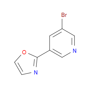 2-(5-BROMOPYRIDIN-3-YL)OXAZOLE