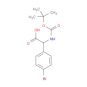 (4-BROMOPHENYL)[(TERT-BUTOXYCARBONYL)AMINO]ACETIC ACID