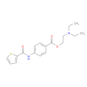 2-(DIETHYLAMINO)ETHYL 4-(THIOPHENE-2-CARBOXAMIDO)BENZOATE - Click Image to Close