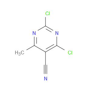 2,4-DICHLORO-6-METHYLPYRIMIDINE-5-CARBONITRILE