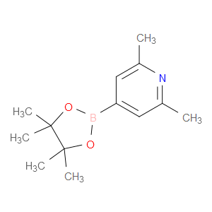 2,6-DIMETHYL-4-(4,4,5,5-TETRAMETHYL-1,3,2-DIOXABOROLAN-2-YL)PYRIDINE