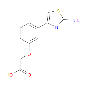 2-[3-(2-AMINO-4-THIAZOLYL)PHENOXY]ACETIC ACID