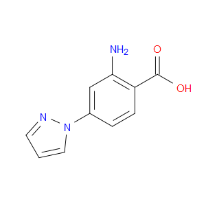 2-AMINO-4-(1H-PYRAZOL-1-YL)BENZOIC ACID
