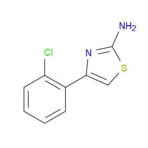 4-(2-CHLOROPHENYL)-1,3-THIAZOL-2-AMINE - Click Image to Close