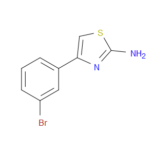 4-(3-BROMOPHENYL)-1,3-THIAZOL-2-AMINE - Click Image to Close