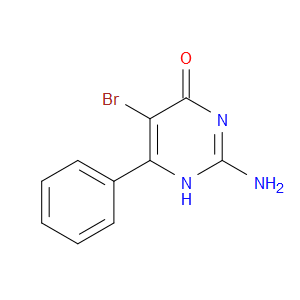 2-AMINO-5-BROMO-4-HYDROXY-6-PHENYLPYRIMIDINE