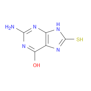 2-AMINO-6-HYDROXY-8-MERCAPTOPURINE