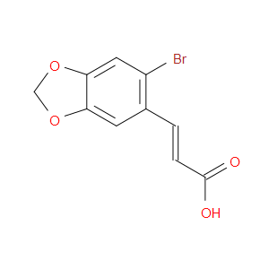2-BROMO-4,5-METHYLENEDIOXYCINNAMIC ACID - Click Image to Close