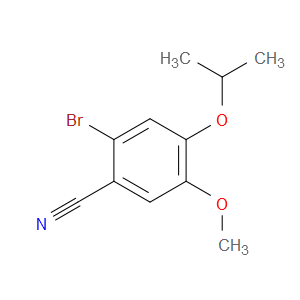 2-BROMO-4-ISOPROPOXY-5-METHOXYBENZONITRILE