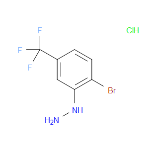 2-BROMO-5-(TRIFLUOROMETHYL)PHENYLHYDRAZINE HYDROCHLORIDE