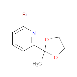 2-BROMO-6-(2-METHYL-1,3-DIOXOLAN-2-YL)PYRIDINE