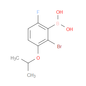 2-BROMO-6-FLUORO-3-ISOPROPOXYPHENYLBORONIC ACID - Click Image to Close