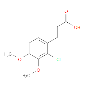 3-(2-CHLORO-3,4-DIMETHOXYPHENYL)ACRYLIC ACID - Click Image to Close