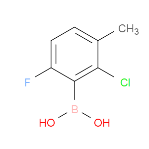 2-CHLORO-6-FLUORO-3-METHYLPHENYLBORONIC ACID - Click Image to Close