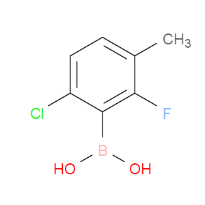2-CHLORO-6-FLUORO-5-METHYLPHENYLBORONIC ACID - Click Image to Close