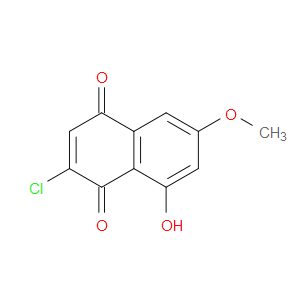 2-CHLORO-8-HYDROXY-6-METHOXYNAPHTHALENE-1,4-DIONE - Click Image to Close