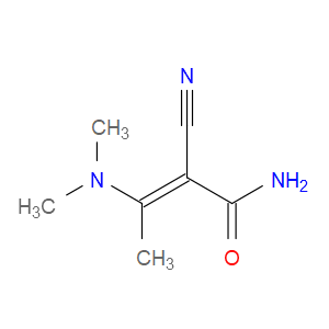 2-CYANO-3-(DIMETHYLAMINO)-2-BUTENAMIDE
