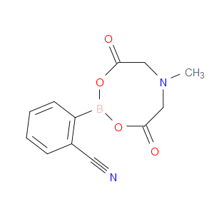 2-(6-METHYL-4,8-DIOXO-1,3,6,2-DIOXAZABOROCAN-2-YL)BENZONITRILE