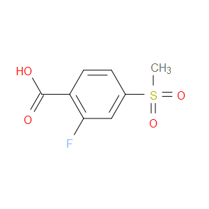 2-FLUORO-4-(METHYLSULFONYL)BENZOIC ACID - Click Image to Close
