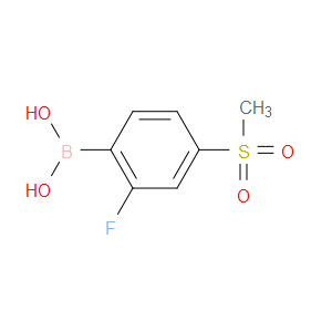 2-FLUORO-4-(METHYLSULFONYL)PHENYLBORONIC ACID - Click Image to Close