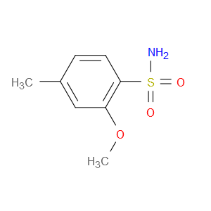 2-METHOXY-4-METHYLBENZENESULFONAMIDE