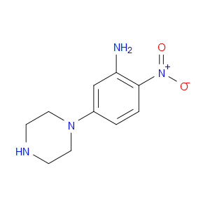 2-NITRO-5-(1-PIPERAZINYL)ANILINE