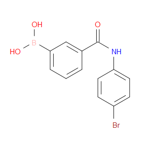 3-(4-BROMOPHENYLCARBAMOYL)PHENYLBORONIC ACID