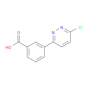 3-(6-CHLOROPYRIDAZIN-3-YL)BENZOIC ACID