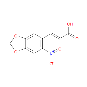 4,5-METHYLENEDIOXY-2-NITROCINNAMIC ACID - Click Image to Close