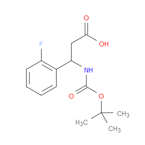 3-(BOC-AMINO)-3-(2-FLUOROPHENYL)PROPIONIC ACID