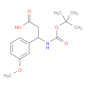 3-(BOC-AMINO)-3-(3-METHOXYPHENYL)PROPIONIC ACID - Click Image to Close