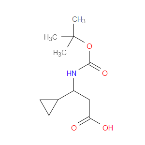 3-([(TERT-BUTOXY)CARBONYL]AMINO)-3-CYCLOPROPYLPROPANOIC ACID