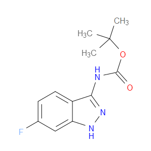 3-(BOC-AMINO)-6-FLUORO-1H-INDAZOLE