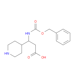 3-(CBZ-AMINO)-3-(4-PIPERIDYL)PROPIONIC ACID