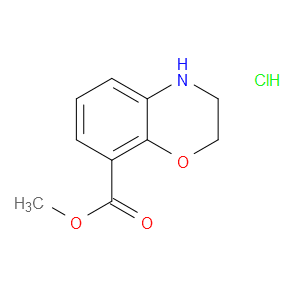 METHYL 3,4-DIHYDRO-2H-1,4-BENZOXAZINE-8-CARBOXYLATE HYDROCHLORIDE