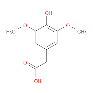 3,5-DIMETHOXY-4-HYDROXYPHENYLACETIC ACID - Click Image to Close