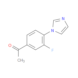 3'-FLUORO-4'-(1H-IMIDAZOL-1-YL)ACETOPHENONE - Click Image to Close