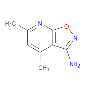 3-AMINO-4,6-DIMETHYLISOXAZOLO[5,4-B]PYRIDINE - Click Image to Close