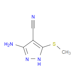 3-AMINO-5-(METHYLTHIO)-1H-PYRAZOLE-4-CARBONITRILE