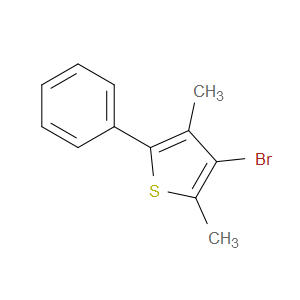 3-BROMO-2,4-DIMETHYL-5-PHENYLTHIOPHENE