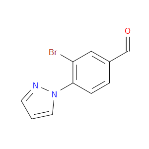 3-BROMO-4-(1H-PYRAZOL-1-YL)BENZALDEHYDE - Click Image to Close
