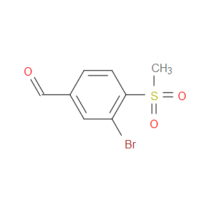 3-BROMO-4-(METHYLSULFONYL)BENZALDEHYDE - Click Image to Close