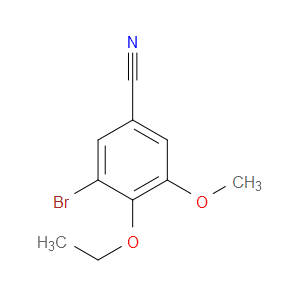 3-BROMO-4-ETHOXY-5-METHOXYBENZONITRILE