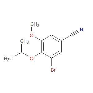 3-BROMO-4-ISOPROPOXY-5-METHOXYBENZONITRILE