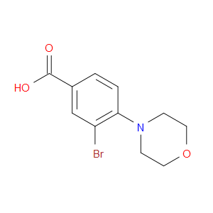 3-BROMO-4-MORPHOLINOBENZOIC ACID - Click Image to Close