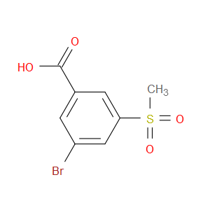 3-BROMO-5-(METHYLSULFONYL)BENZOIC ACID - Click Image to Close