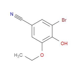 3-BROMO-5-ETHOXY-4-HYDROXYBENZONITRILE