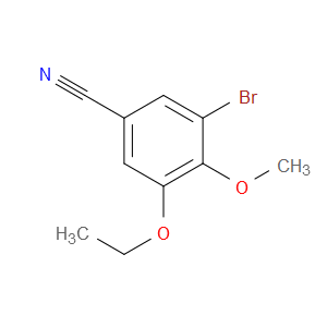 3-BROMO-5-ETHOXY-4-METHOXYBENZONITRILE